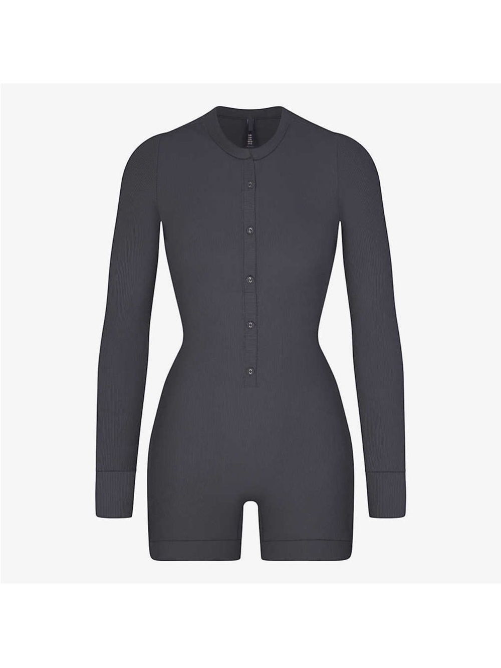 Skims Soft Lounge Button Up Henley Onesie